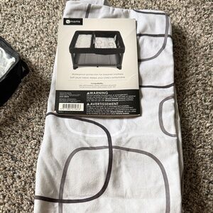 Waterproof Bassinet Mattress Cover - Gray